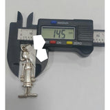 Ciondolo Olivia Braccio di Ferro Figurina Articolata in Argento 5,2 cm
