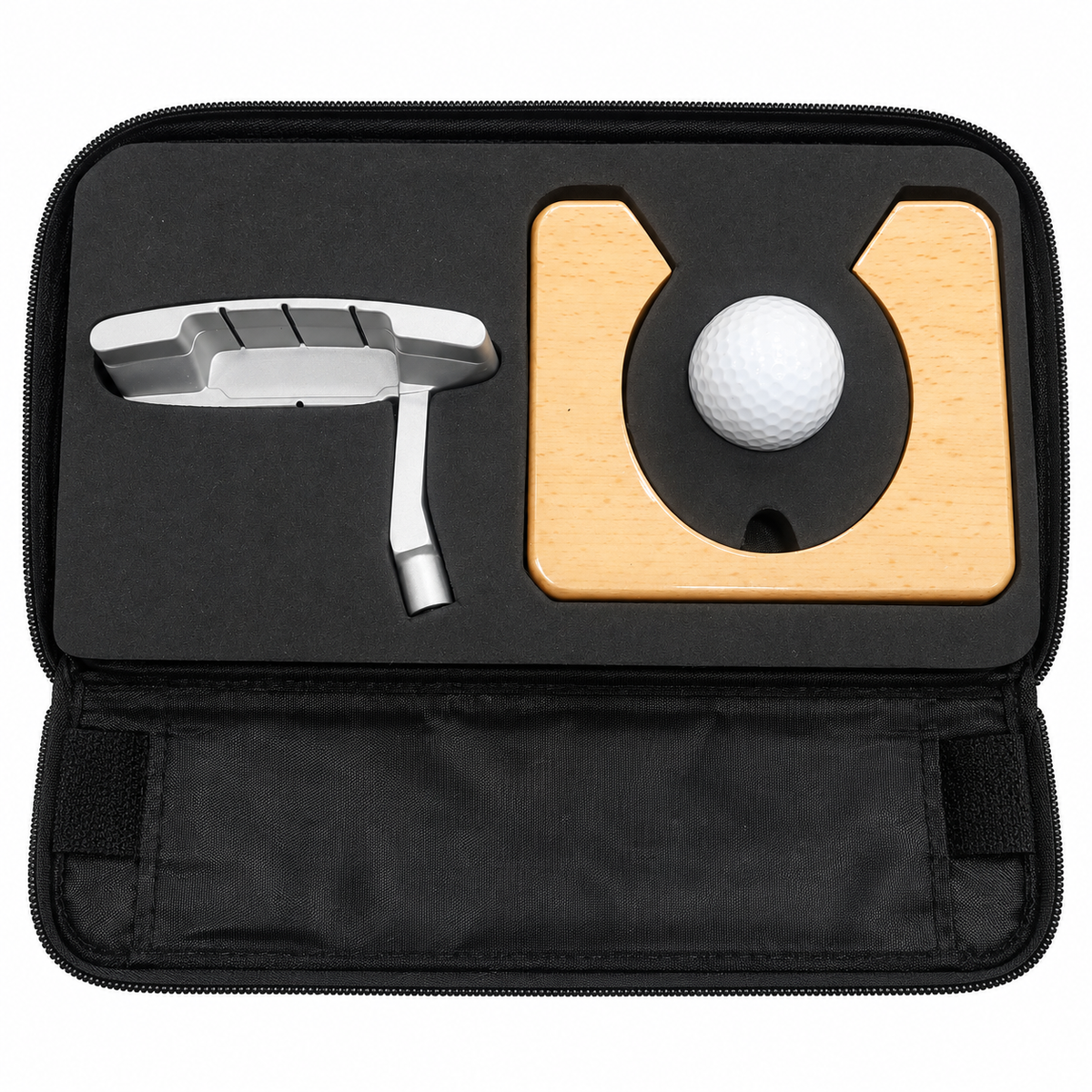 Set da golf portatile da ufficio o da viaggio Executive Portable Golf Putter con putter smontabile e buca in legno