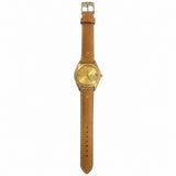 Orologio Bulova Automatico Cassa Dorata 37,6 mm con Data e Fondello Trasparente Vintage