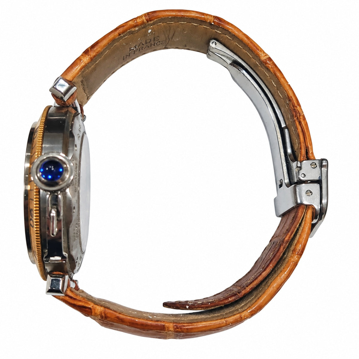 Cartier Pasha 38mm Acciaio e Oro Giallo Automatico Ref. 2378 con Scatola e Libretto