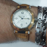 Cartier Pasha 38mm Acciaio e Oro Giallo Automatico Ref. 2378 con Scatola e Libretto