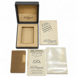 Accendino S.T. Dupont Ligne 2 Placcato Oro con Scatola e Libretti Originali Vintage