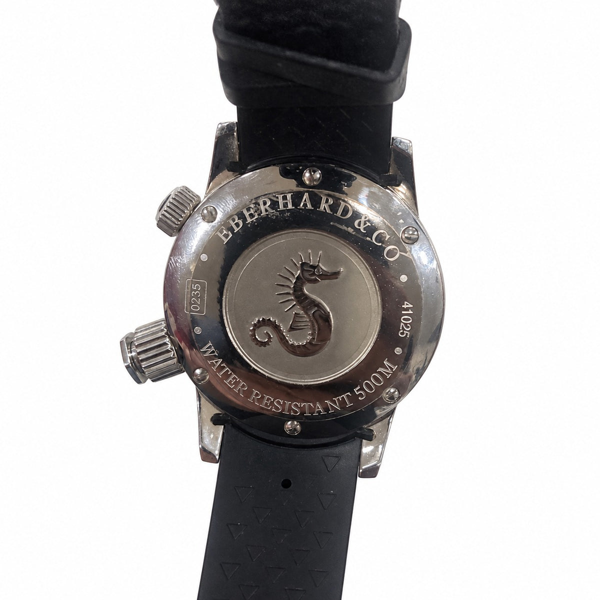 Orologio Eberhard & Co. Scafodat 500 Ref. 41025 Doppia Corona Subacqueo Vintage