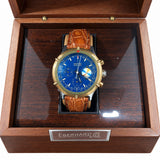 Eberhard & Co. Grand Croisiere Mareoscope Cronografo Acciaio e Oro Ref. 32029 con Scatola e Libretto