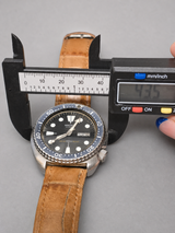 Seiko Turtle 6309-7040 Orologio Sub Diver Automatico 150m Nero Vintage Suwa 1979