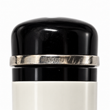 Penna Montblanc Bonheur 114833 a Sfera Bianca e Nera con Scatola Originale