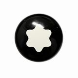 Penna Montblanc Bonheur 114833 a Sfera Bianca e Nera con Scatola Originale