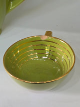 Servizio Richard Ginori Verde e Oro - Vintage Anni '50/'60 - Ceramica Design Italiano