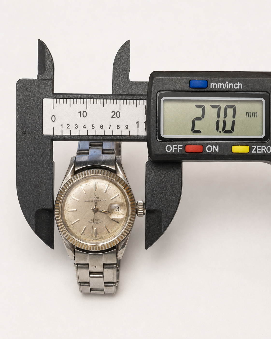 Zegarek damski Tudor Princess Oysterdate 7982 Vintage ze stali, 27 mm, koperta Rolex