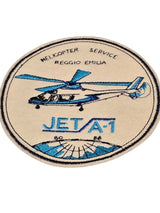 Rara Patch Ricamata "Helicopter Service Reggio Emilia" - Jet A-1 - Da Collezione