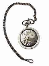 Orologio da Tasca Tissot Savonnette T83.6.401.13 Acciaio Manuale Catena