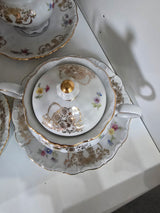 Servizio da Tè/Caffè Seltmann Weiden Bavaria "Theresia" – Porcellana Tedesca Vintage – 13 pezzi