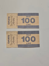 Miniassegno Italia 100 Lire 29-6-1977 Milano