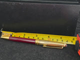 Montblanc Meisterstuck Solitaire Doue Vermeil & Bordeaux Ballpoint Pen usata