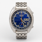 Seiko 6139-6011 Bruce Lee Deep Blue Cronografo Automatico Blu Vintage 1970 Proof