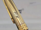 Montblanc Meisterstuck Solitaire Doue Vermeil & Bordeaux Ballpoint Pen usata