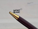 Montblanc Meisterstuck Solitaire Doue Vermeil & Bordeaux Ballpoint Pen usata