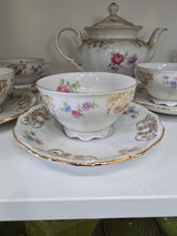 Servizio da Tè/Caffè Seltmann Weiden Bavaria "Theresia" – Porcellana Tedesca Vintage – 13 pezzi