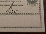 3 pezzi MINI ASSEGNO 100 CENTO LIRE BANCA CREDITO AGRARIO FERRARA A AUTOSTRADE - 1977