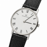 Universal Geneve 842122 Orologio Vintage Uomo Acciaio 31mm Quadrante Bianco 1970