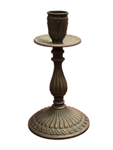 Candeliere bugia porta candela candelabro metallo