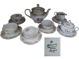 Servizio da Tè/Caffè Seltmann Weiden Bavaria "Theresia" – Porcellana Tedesca Vintage – 13 pezzi