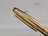 Montblanc Meisterstuck Solitaire Doue Vermeil & Bordeaux Ballpoint Pen usata