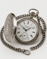 Orologio da Tasca Tissot Savonnette T83.6.401.13 Acciaio Manuale Catena