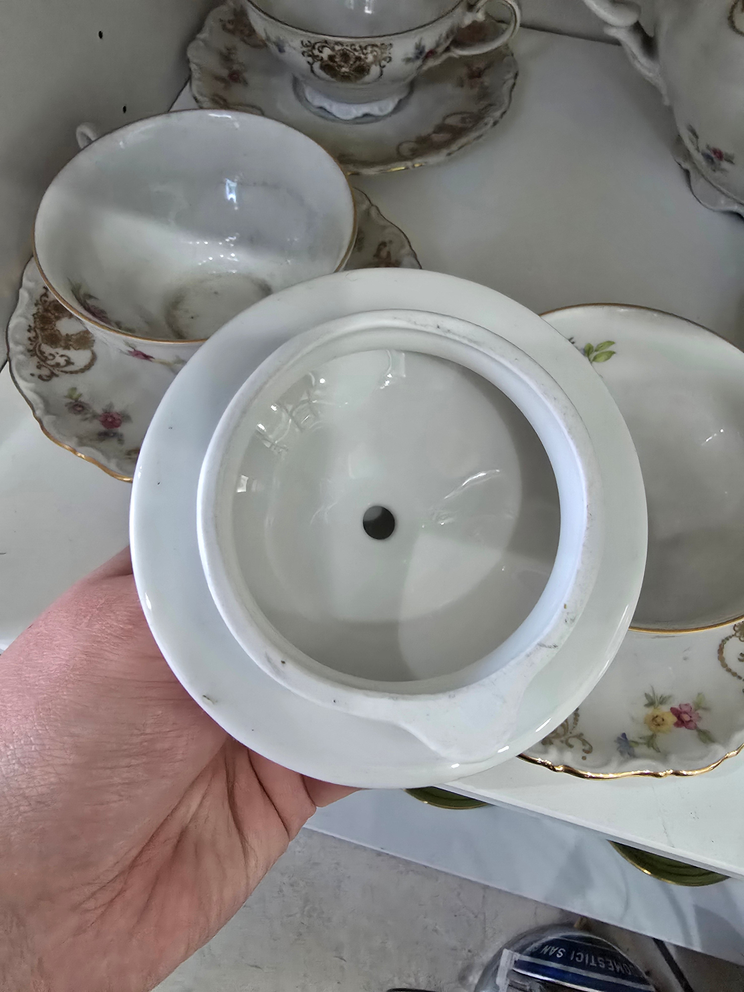 Servizio da Tè/Caffè Seltmann Weiden Bavaria "Theresia" – Porcellana Tedesca Vintage – 13 pezzi