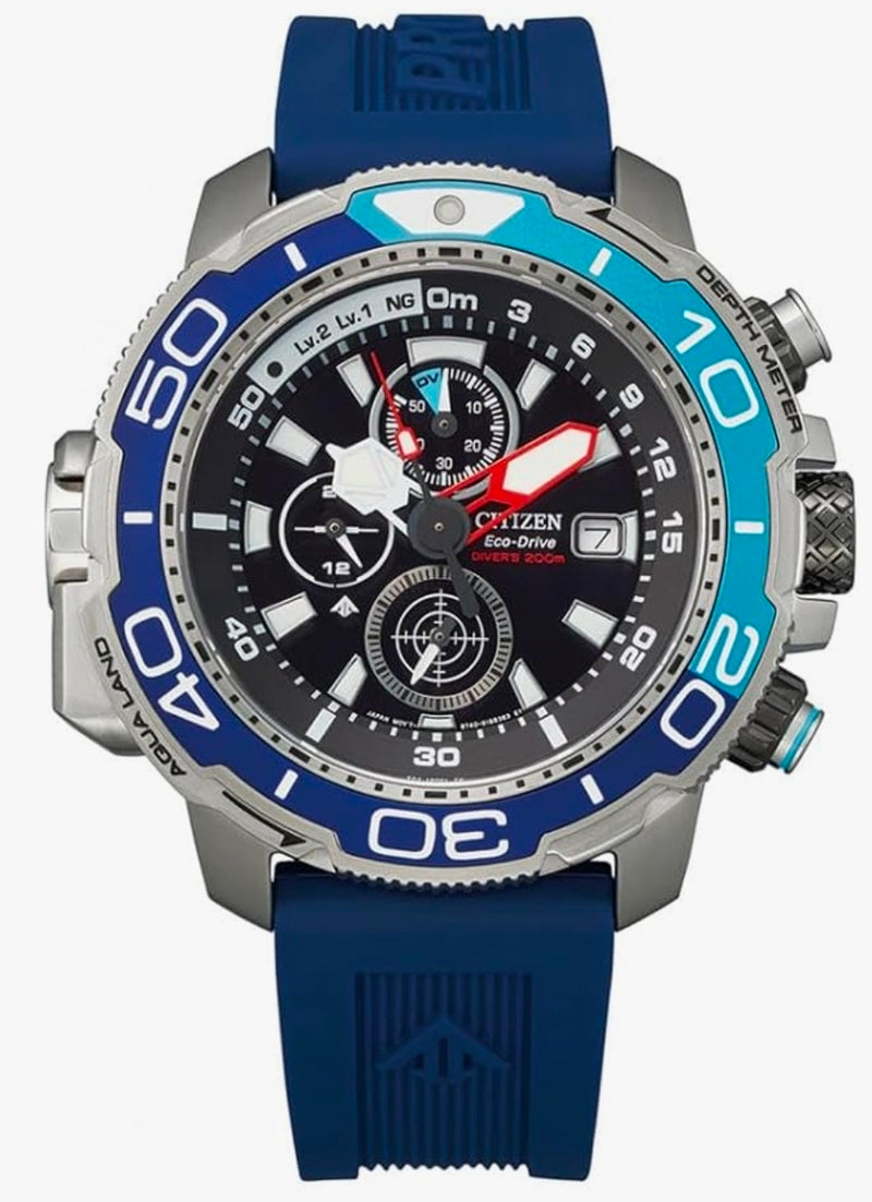 Citizen Men's Chronograph Eco-Drive orologio Promaster Marine BJ2169-08E usato
