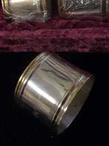 Portatovagliolo Vintage anello in argento sheffield Silver Plated