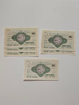 Lotto 6 MINIASSEGNO 100 LIRE BANCO DI SICILIA