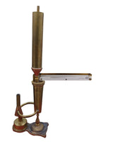 Ebulliometro misura gradazione alcool OTTONE italiano vintage 1950 CASTORE