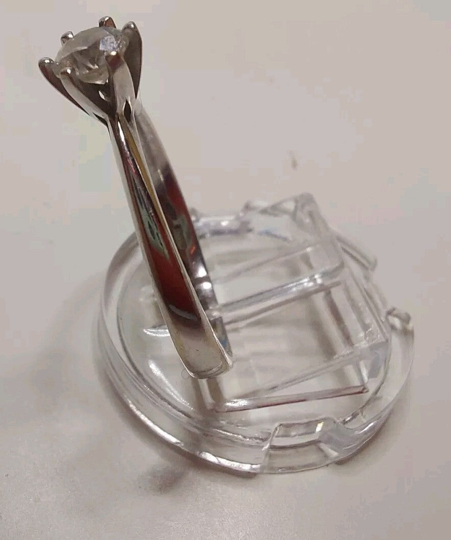 MIRCO VISCONTI anello solitario con diamante da 0.46 ct