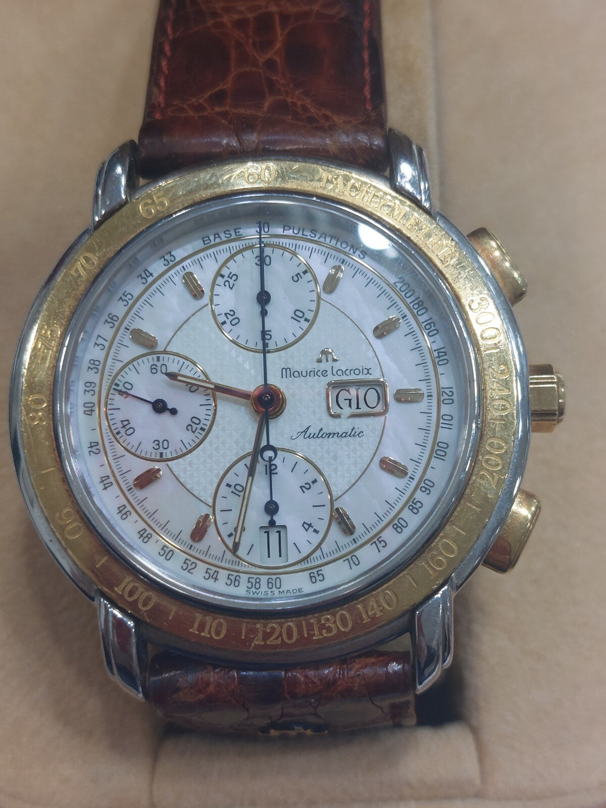 orologio maurice lacroix 67587 orologio uomo acciaio oro