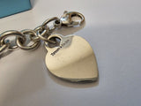 Tiffany & Co Heart bracciale  cuore quadrifoglio Vintage Tiffany fortuna  5110