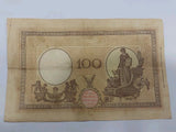 REGNO D'ITALIA 100 LIRE AZZURRINO (DECRETO) 4 MAGGIO 1926 STRINGHER SACCHI R3