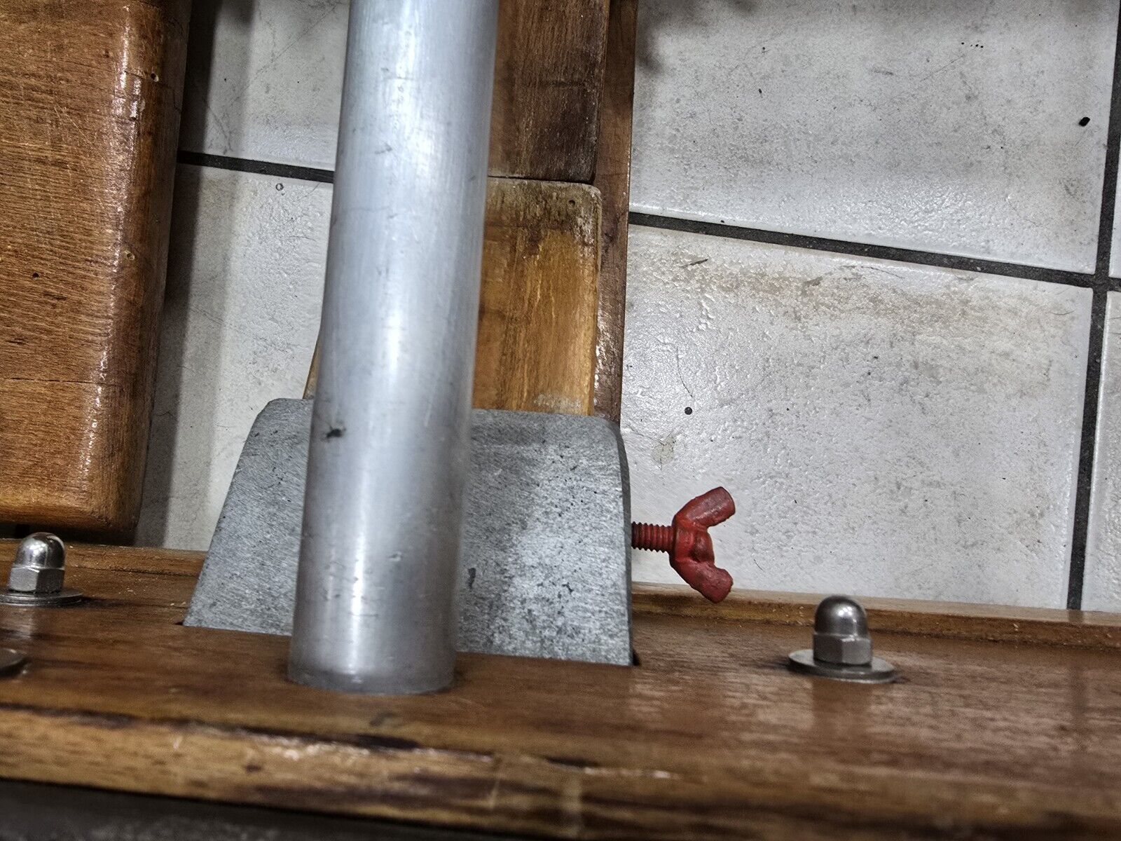 Vogatore ARNO anni 60 in legno e metallo usato buone condizioni