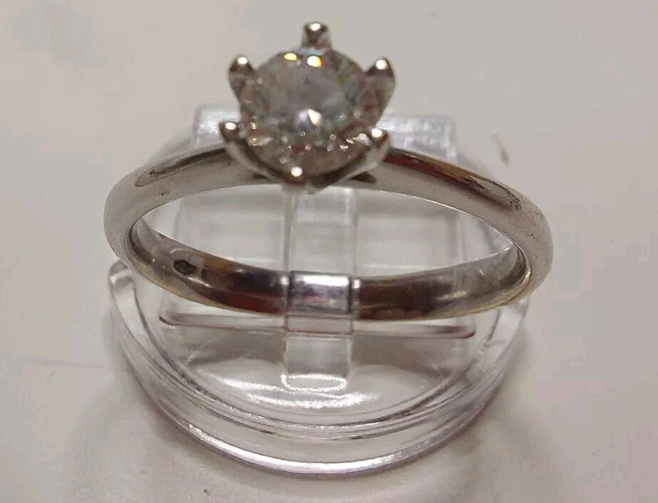 MIRCO VISCONTI anello solitario con diamante da 0.46 ct