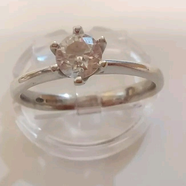 MIRCO VISCONTI anello solitario con diamante da 0.46 ct