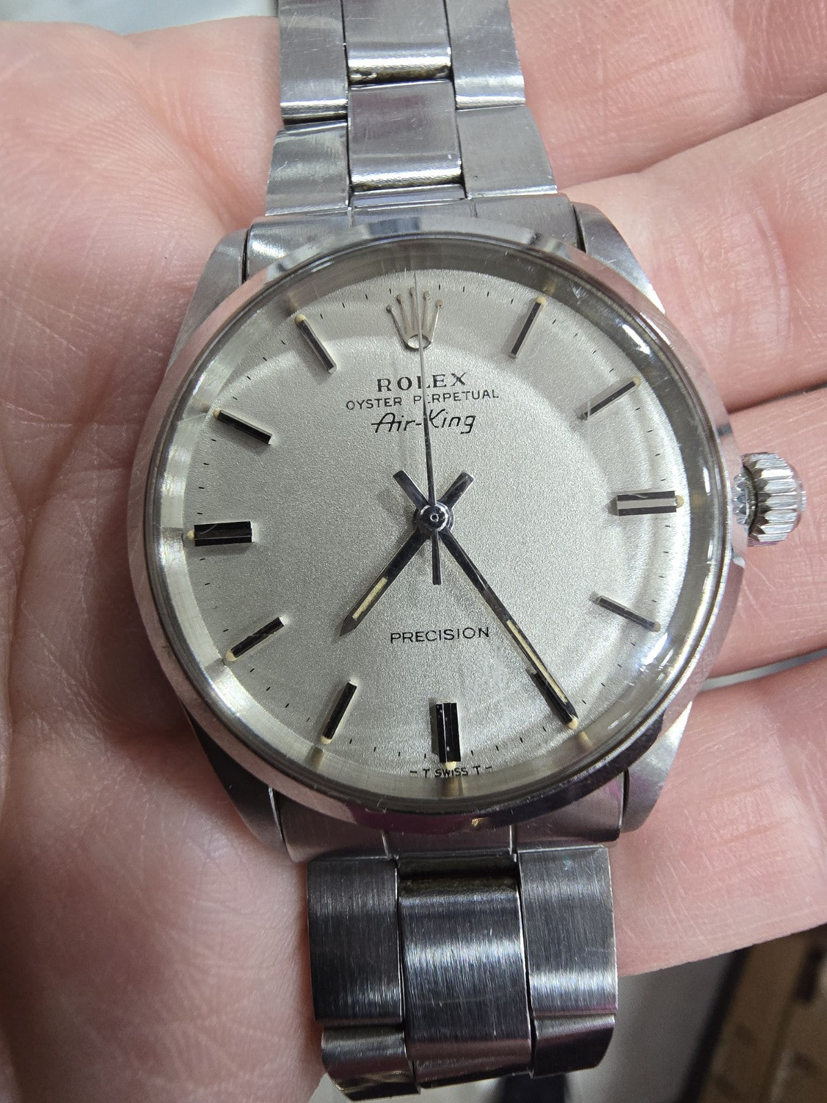 Rolex Air-King 5500 Orologio Uomo 34mm Acciaio