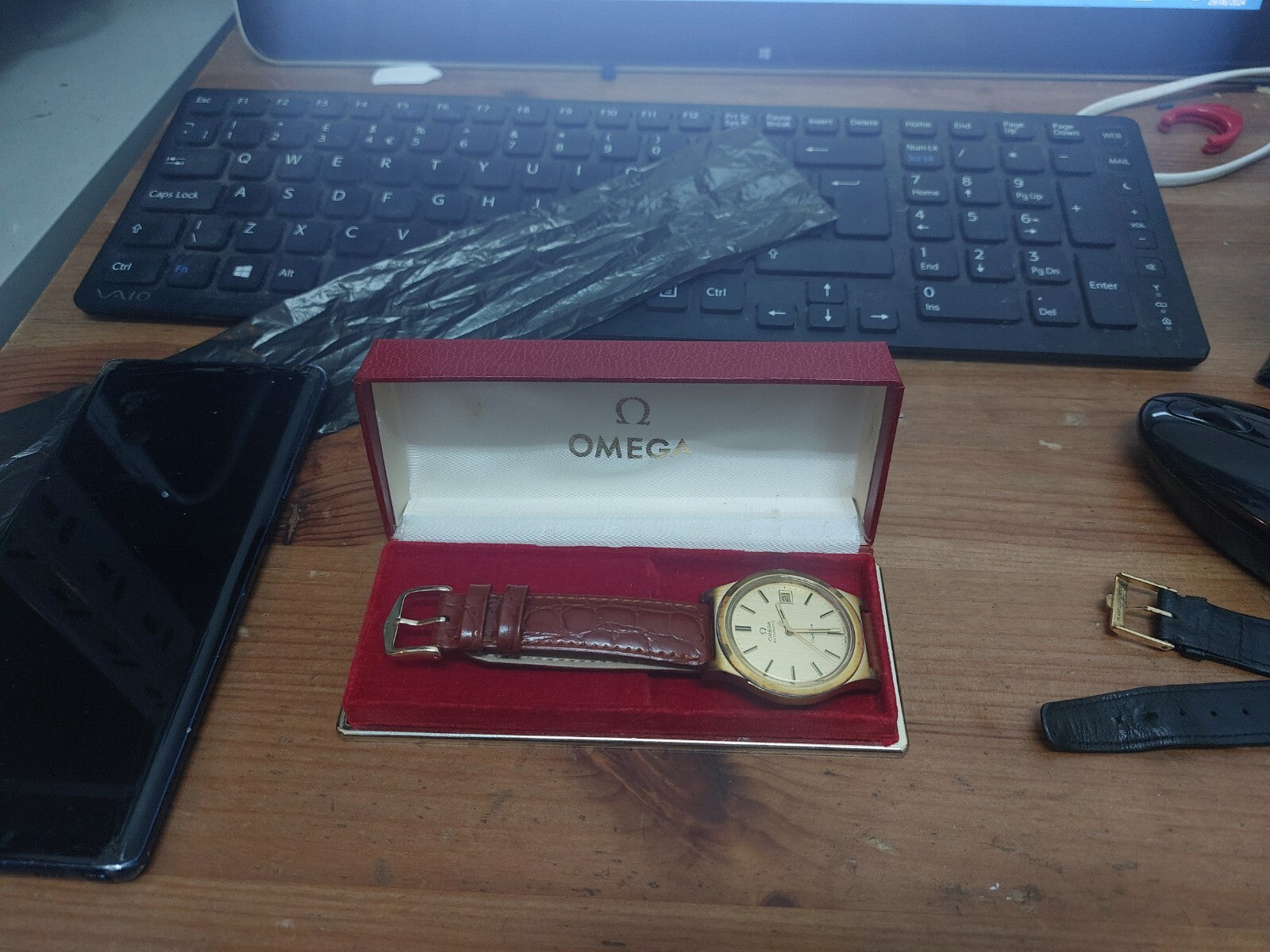 Omega 166.0168  placcato oro 1973 geneve data automatico