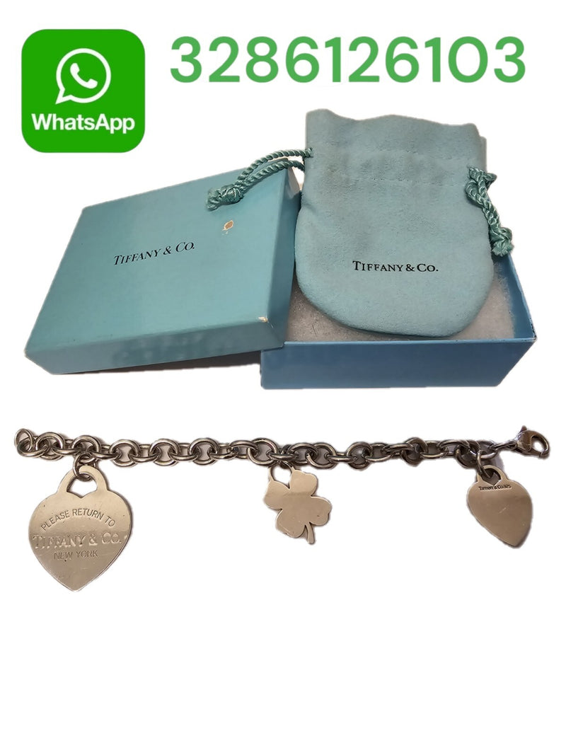 Tiffany & Co Heart bracciale  cuore quadrifoglio Vintage Tiffany fortuna  5110