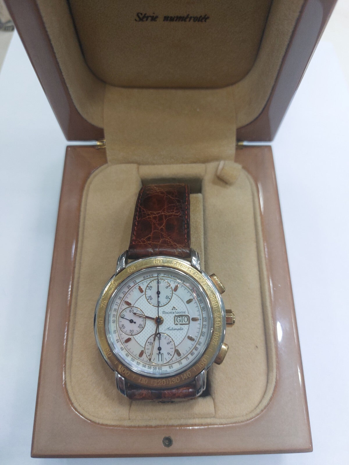 orologio maurice lacroix 67587 orologio uomo acciaio oro