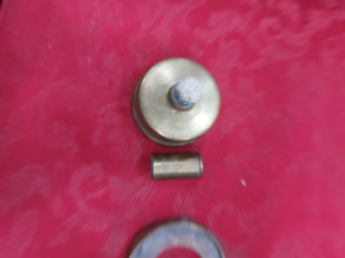 Ebulliometro misura gradazione alcool OTTONE italiano vintage 1950 CASTORE