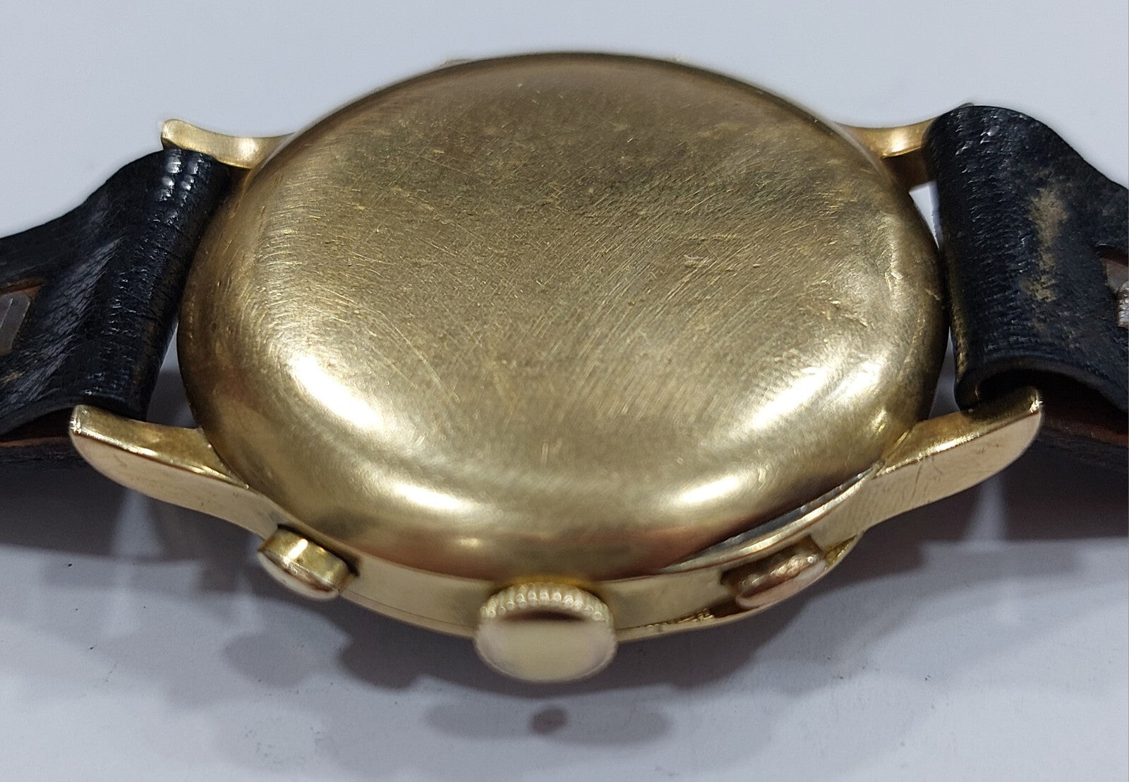 💎 Eberhard Co. ORO 18K CRONOGRAFO CASSA A SCALINO anni 50