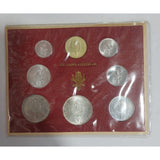 Serie Divisionale Città del Vaticano 1974 Papa Paolo VI 8 Valori con 500 Lire in Argento in Confezione Ufficiale