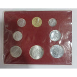Serie Divisionale Città del Vaticano 1974 Papa Paolo VI 8 Valori con 500 Lire in Argento in Confezione Ufficiale